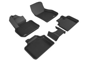 Mini Countryman S Floor Mats - 3D MAXpider - Kagu - Black - `17-`24